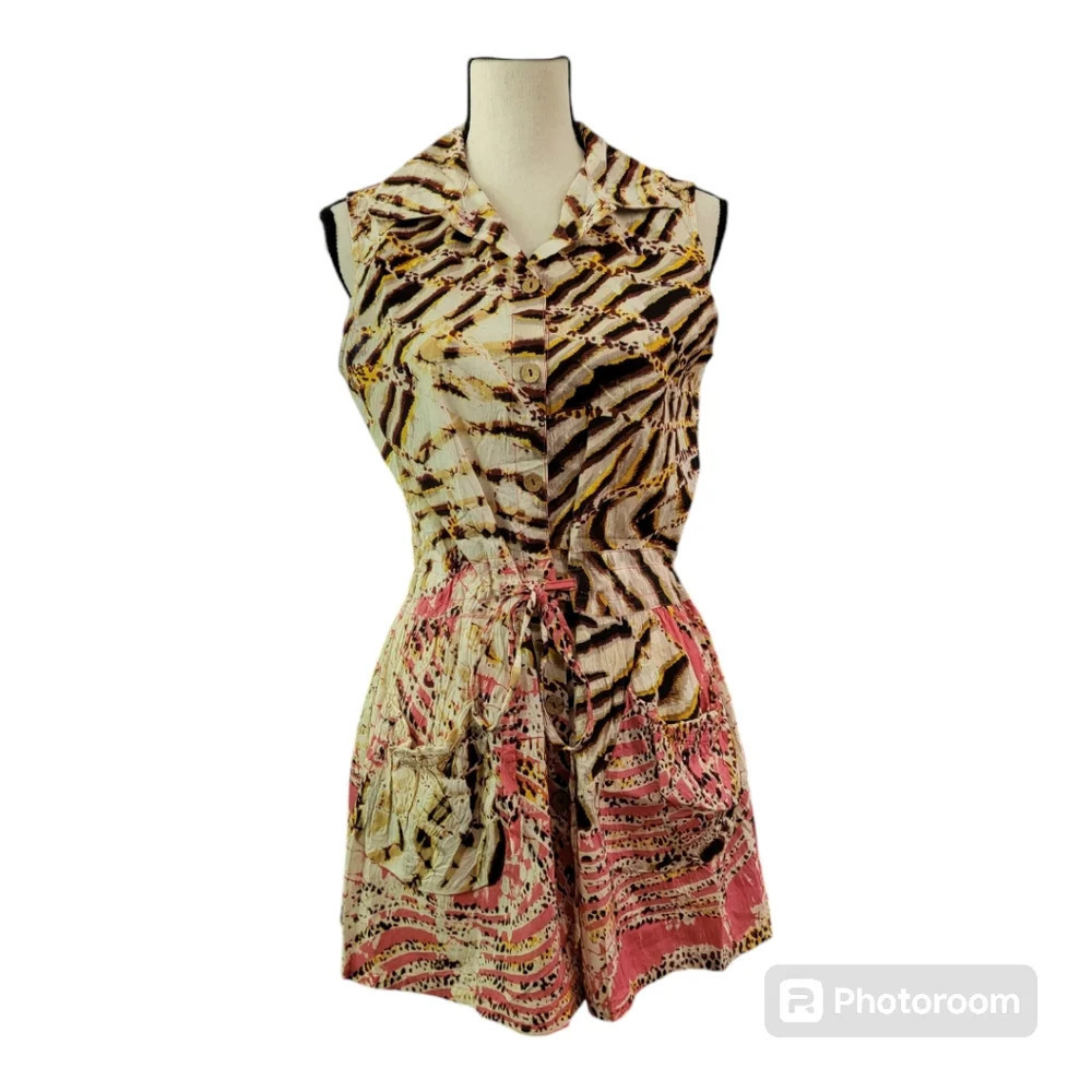 💕Chaudry kc button‎ front dress